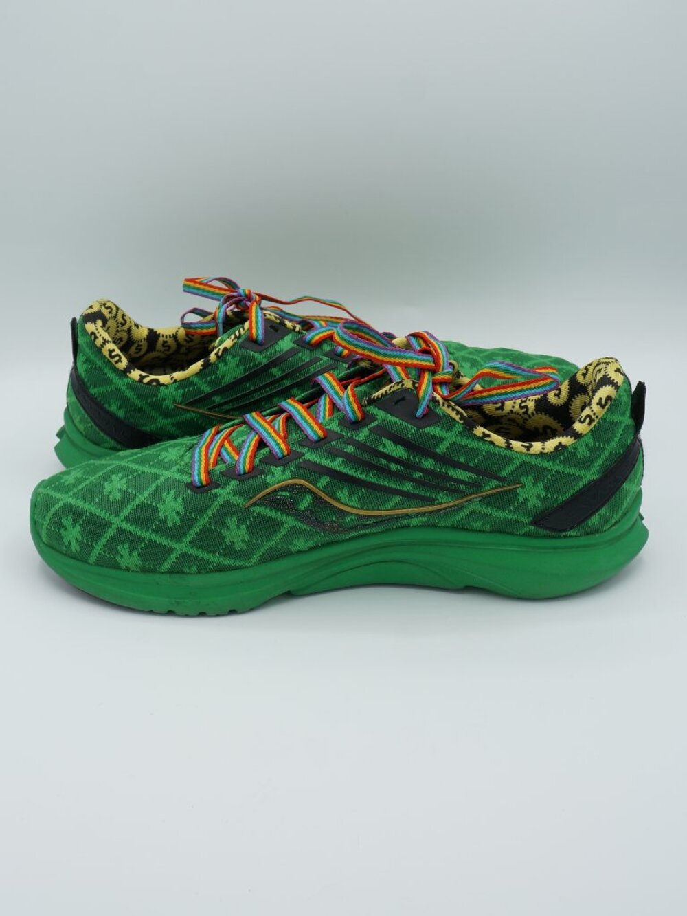 Saucony Kinvara 12 St. Patrick's Day Shamrock Running Shoes Women's Size 9 - Picture 5 of 11